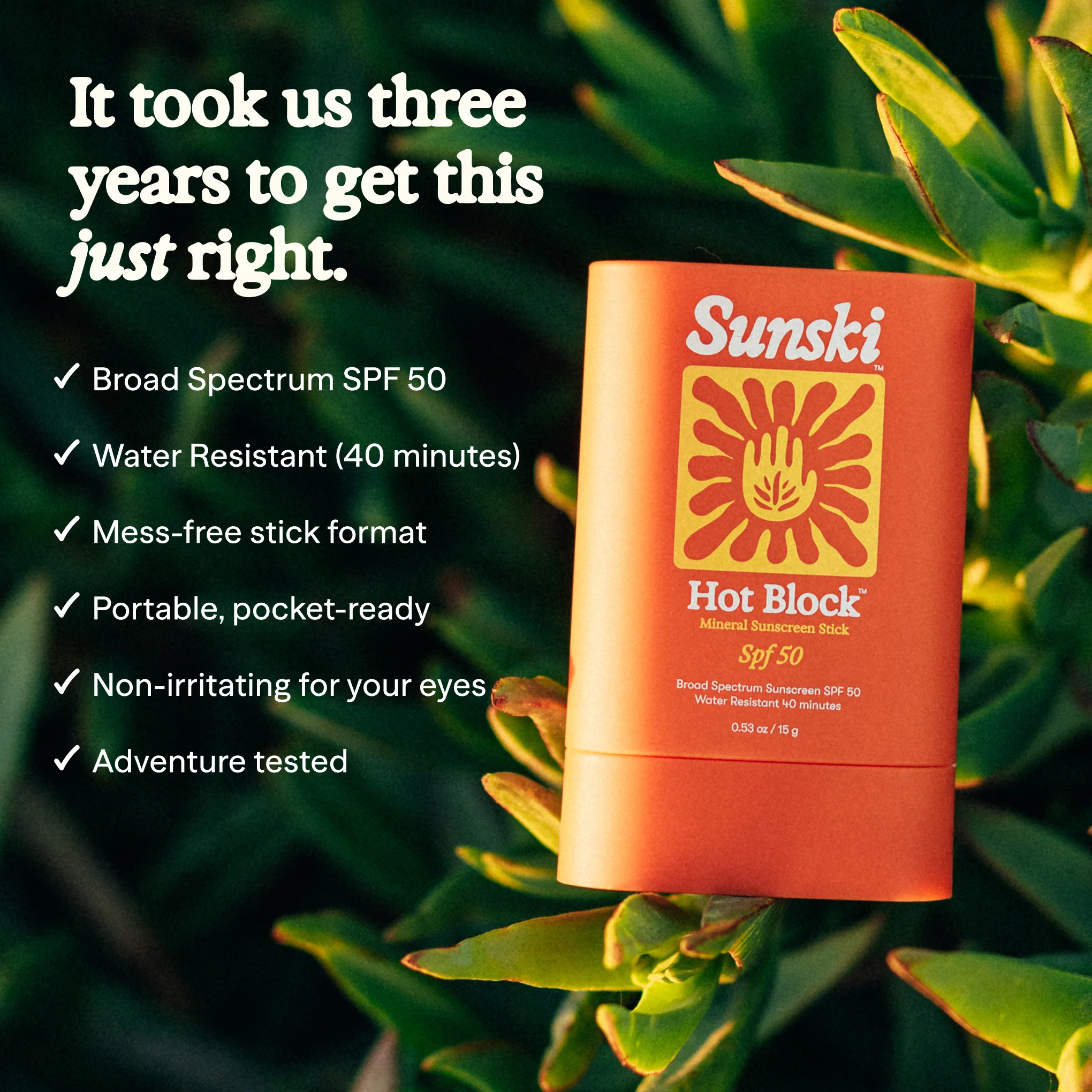 Hot Block SPF 50 Sunscreen - Image 3
