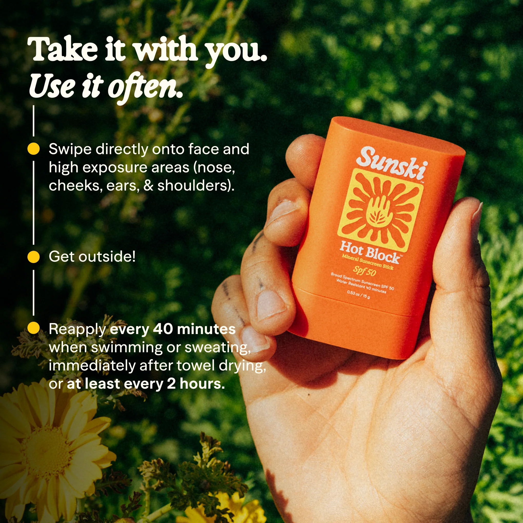 Hot Block SPF 50 Sunscreen - Image 9